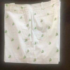 Talbots Lime Wedge Shorts